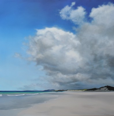 NICOLA WAKELING - summer sun and cloud, berneray